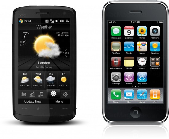 HTC Touch HD vs. iPhone 3G