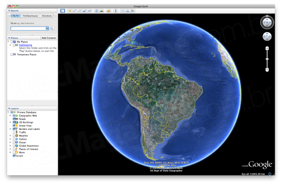 Google Earth 5.1 para Mac