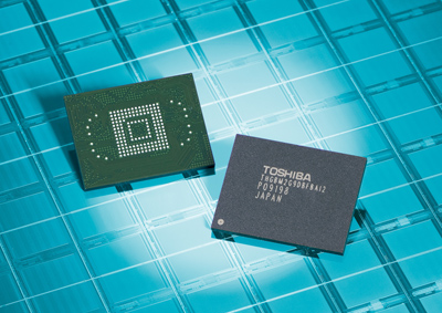 Chips NAND flash de 64GB da Toshiba