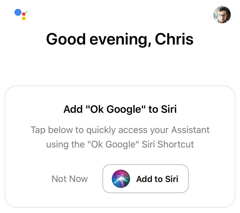 Integração da Assistente do Google à Siri