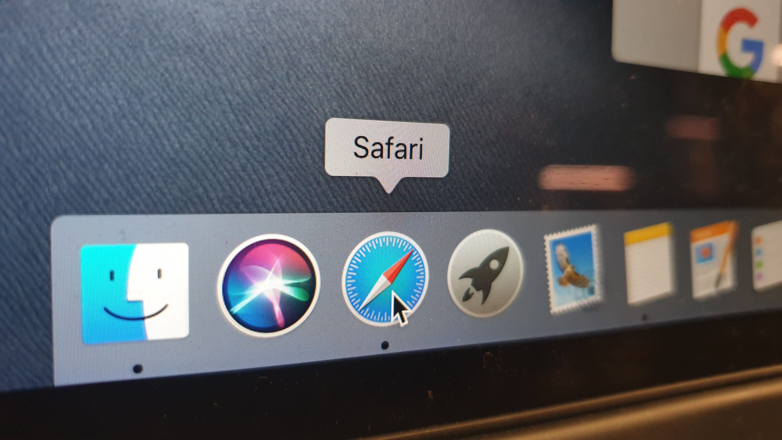 Safari no Dock do Mac